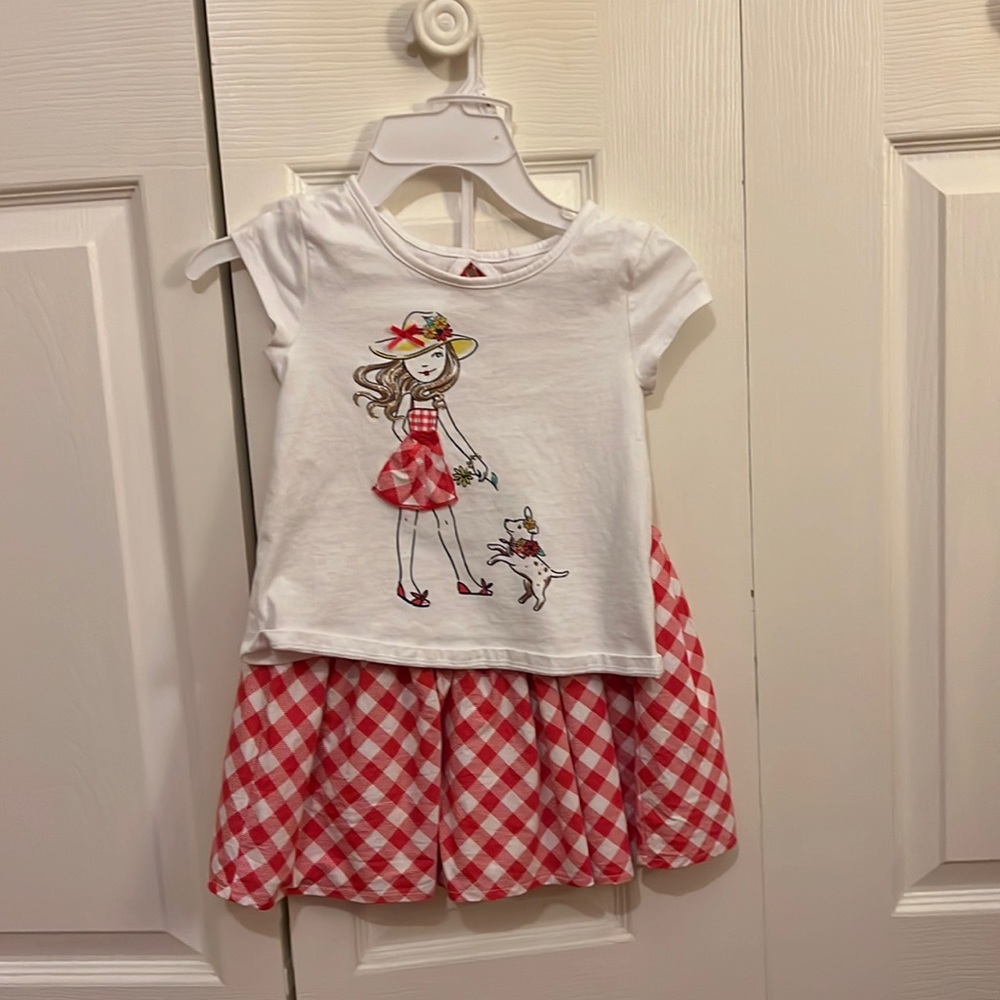 Girls Top/Skirt set